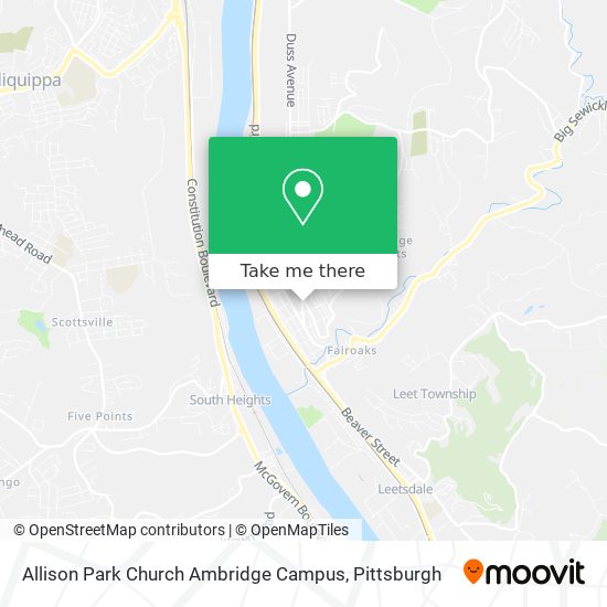 Allison Park Church Ambridge Campus map