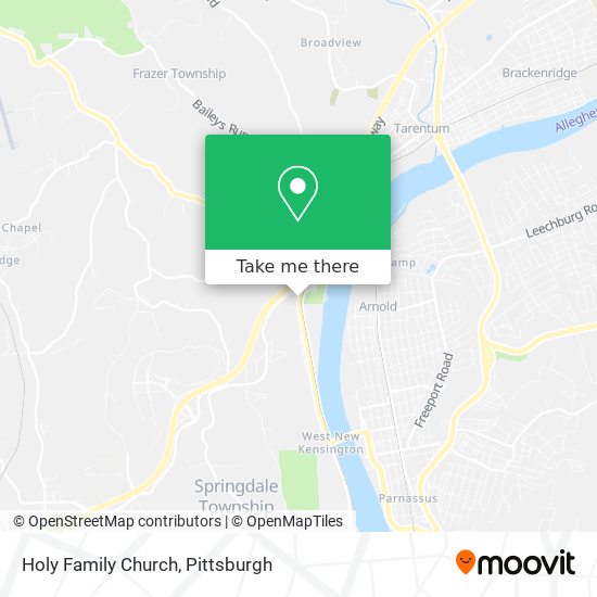 Holy Family Church map