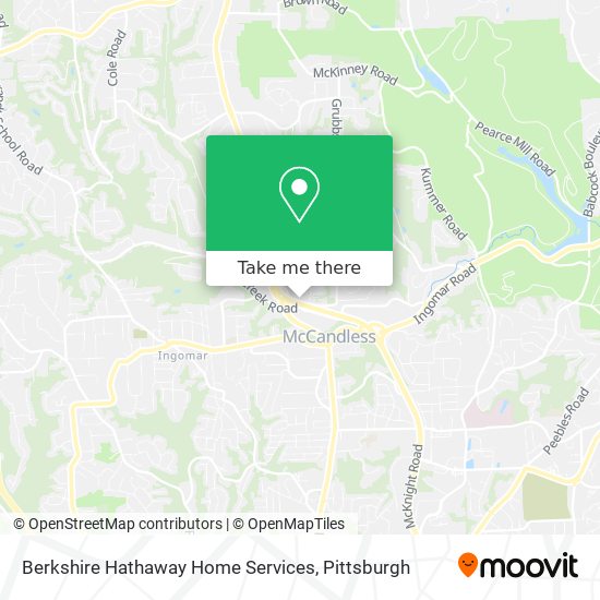 Berkshire Hathaway Home Services map