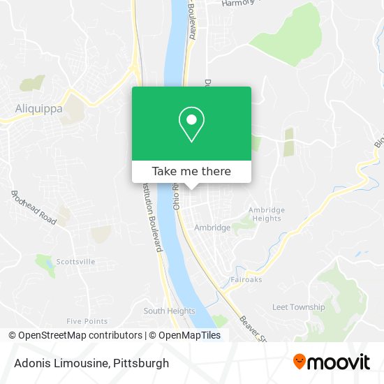 Adonis Limousine map