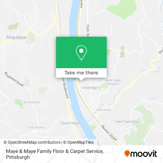 Maye & Maye Family Floor & Carpet Service map