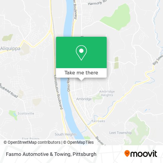 Mapa de Fasmo Automotive & Towing