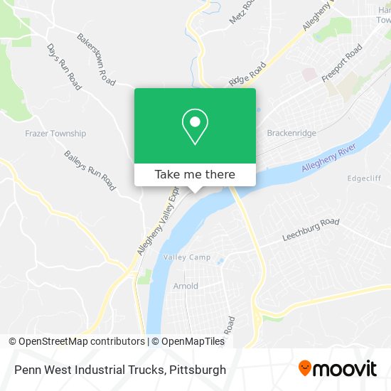 Mapa de Penn West Industrial Trucks