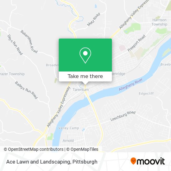Ace Lawn and Landscaping map