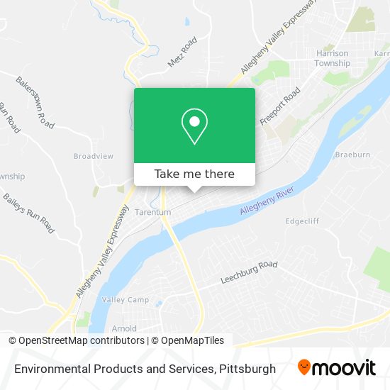 Environmental Products and Services map