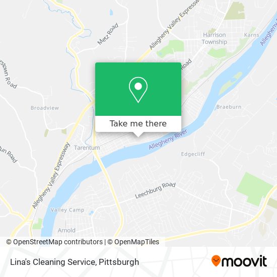 Lina's Cleaning Service map