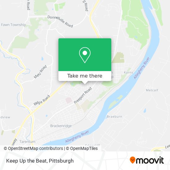 Keep Up the Beat map