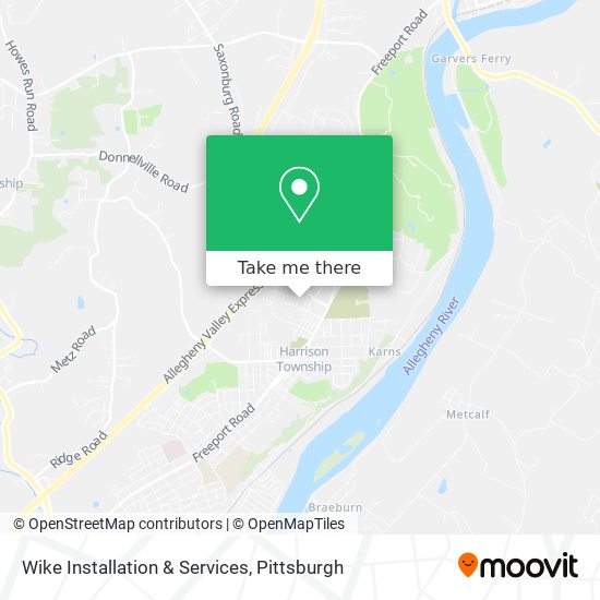 Wike Installation & Services map