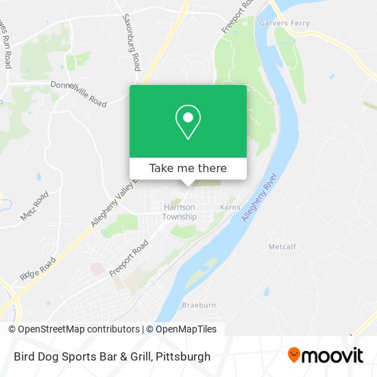 Bird Dog Sports Bar & Grill map