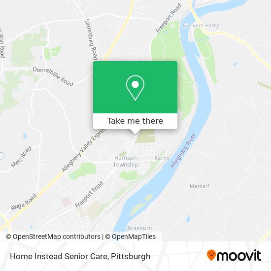 Home Instead Senior Care map