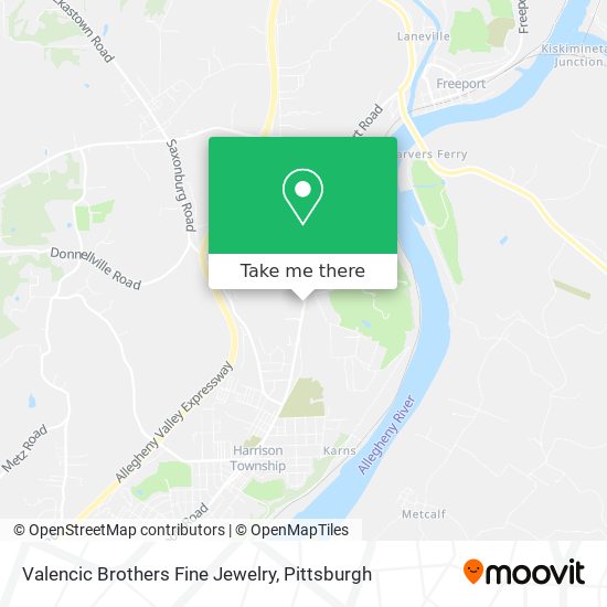 Valencic Brothers Fine Jewelry map