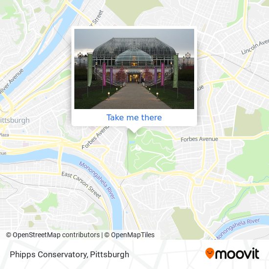 Phipps Conservatory map