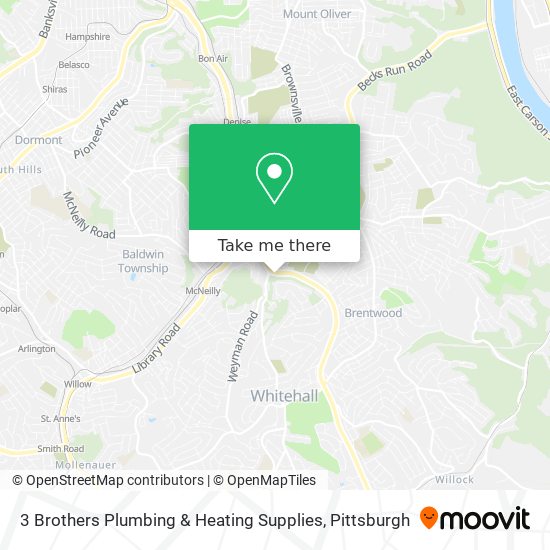 Mapa de 3 Brothers Plumbing & Heating Supplies