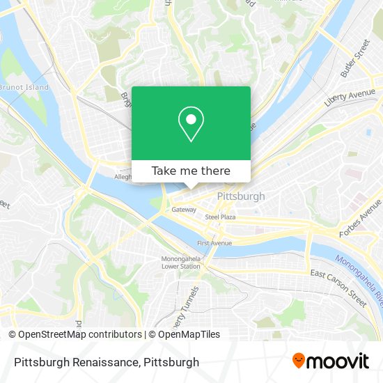 Pittsburgh Renaissance map