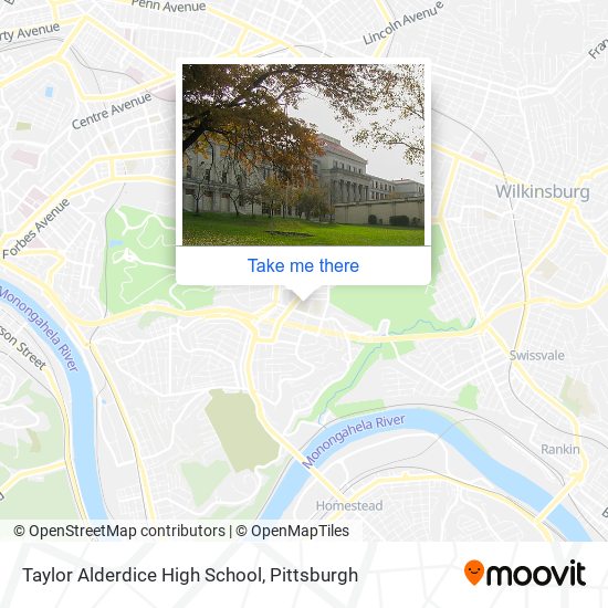 Taylor Alderdice High School map