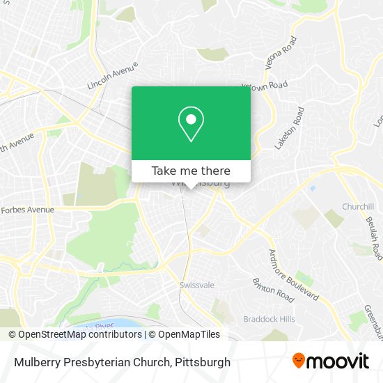 Mapa de Mulberry Presbyterian Church