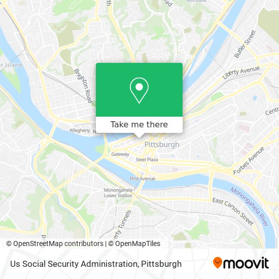 Us Social Security Administration map