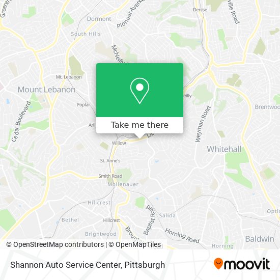 Shannon Auto Service Center map