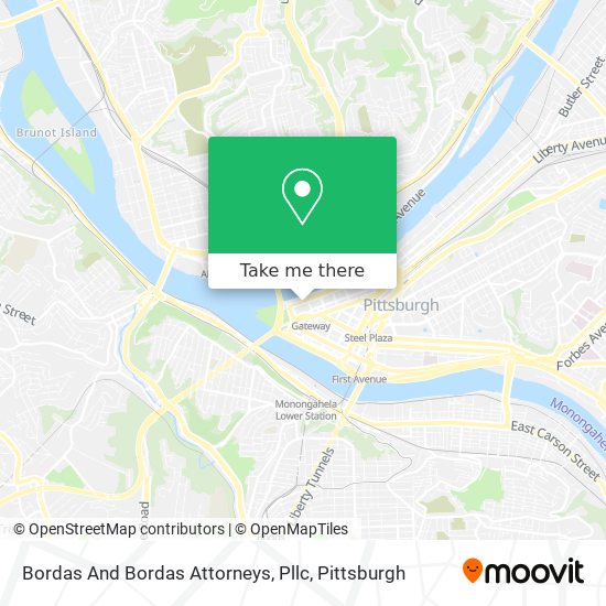 Mapa de Bordas And Bordas Attorneys, Pllc