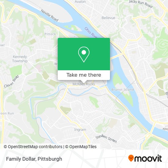 Mapa de Family Dollar