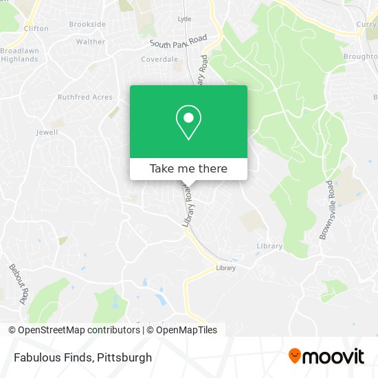 Fabulous Finds map