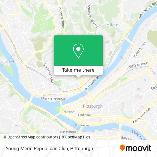 Young Men's Republican Club map