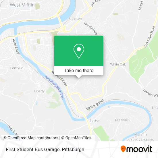 First Student Bus Garage map