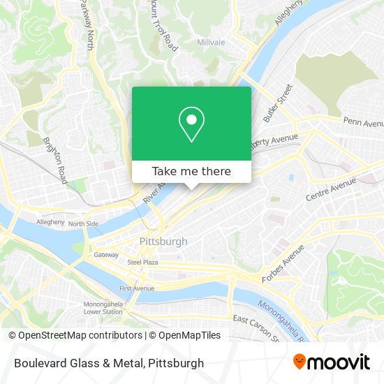 Boulevard Glass & Metal map