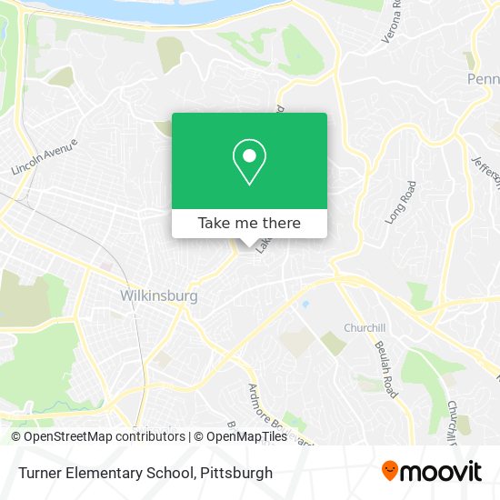 Mapa de Turner Elementary School