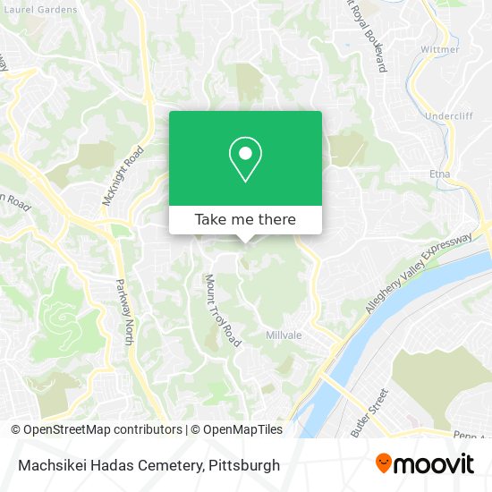 Mapa de Machsikei Hadas Cemetery