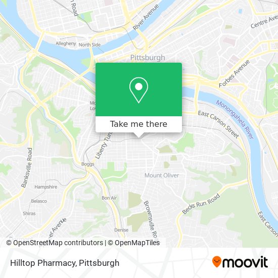 Hilltop Pharmacy map