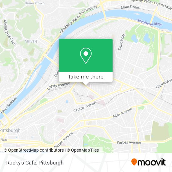 Mapa de Rocky's Cafe