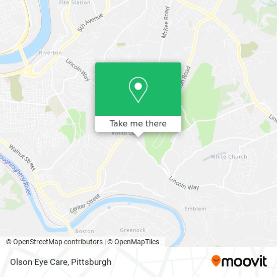 Olson Eye Care map