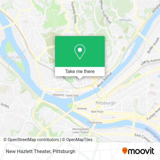 New Hazlett Theater map