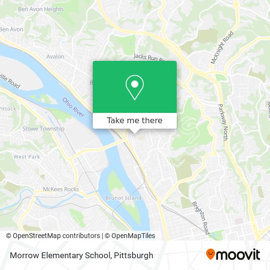 Morrow Elementary School map