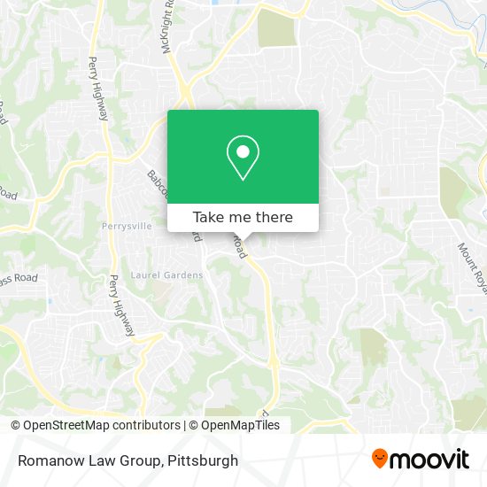 Romanow Law Group map