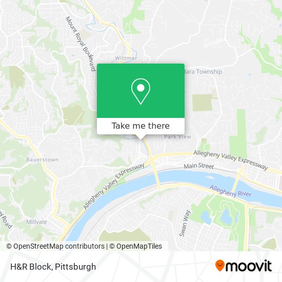 H&R Block map