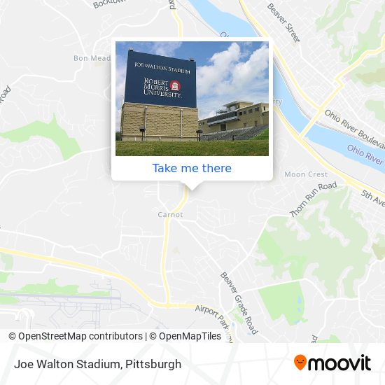 Joe Walton Stadium map