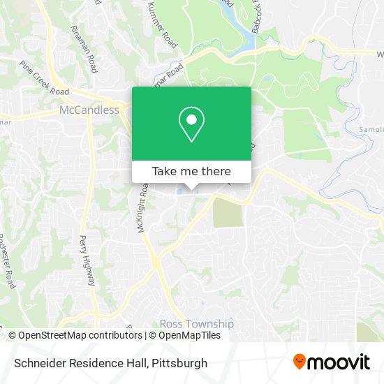 Schneider Residence Hall map