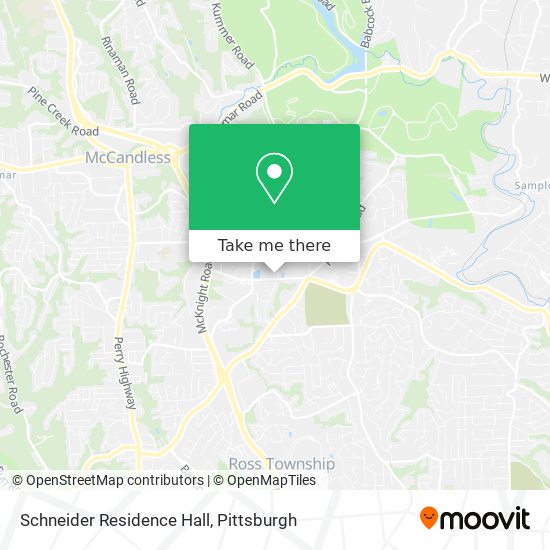 Mapa de Schneider Residence Hall