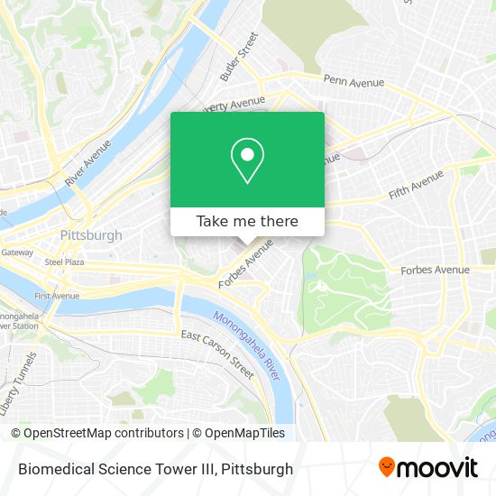 Biomedical Science Tower III map