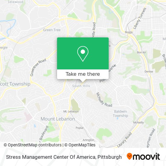 Mapa de Stress Management Center Of America