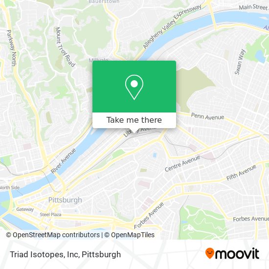 Triad Isotopes, Inc map