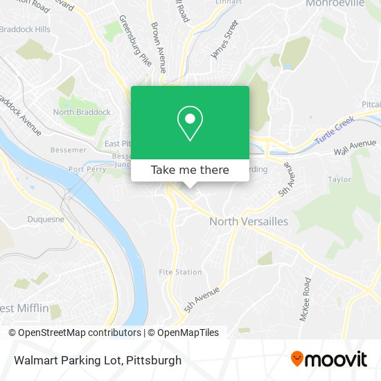 Mapa de Walmart Parking Lot