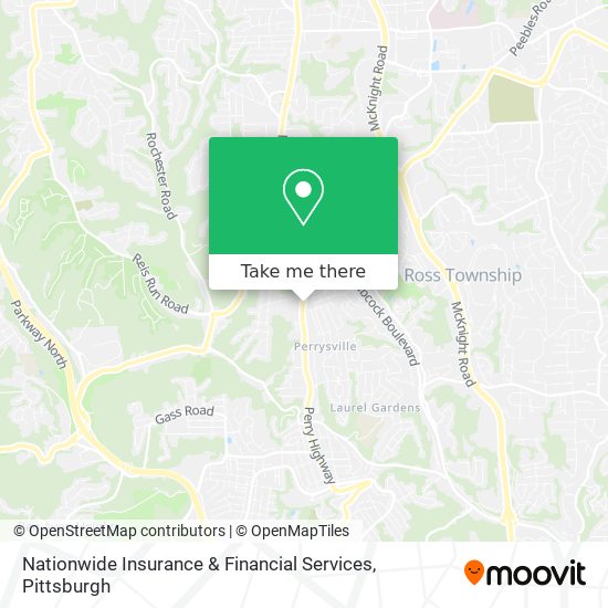 Nationwide Insurance & Financial Services map