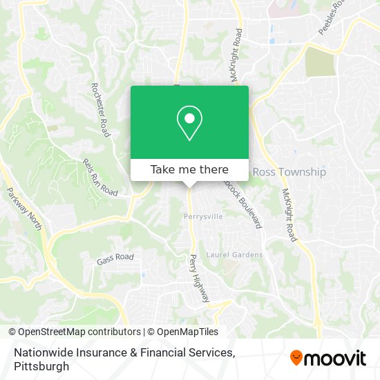 Mapa de Nationwide Insurance & Financial Services