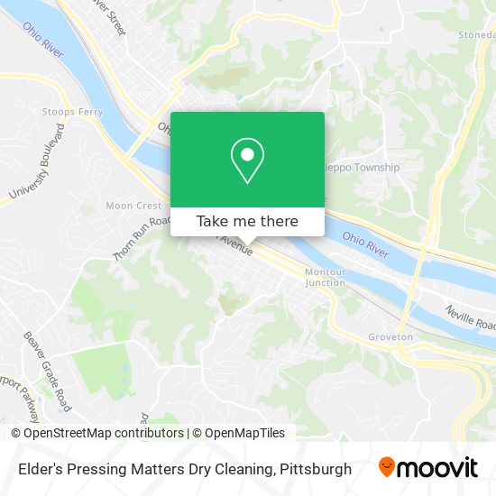 Mapa de Elder's Pressing Matters Dry Cleaning