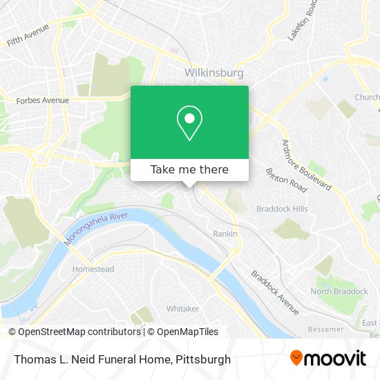 Mapa de Thomas L. Neid Funeral Home