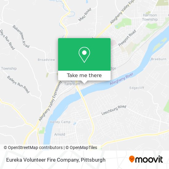 Mapa de Eureka Volunteer Fire Company