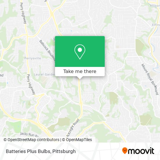 Batteries Plus Bulbs map